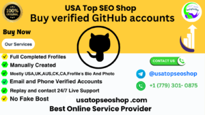 Buy Verified GitHub Accounts USA Top SEO Shop.com